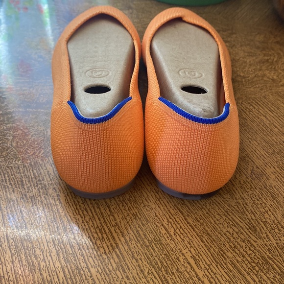 Tangerine Rothys flat. Sz 7. Comfortable. - Picture 3 of 4